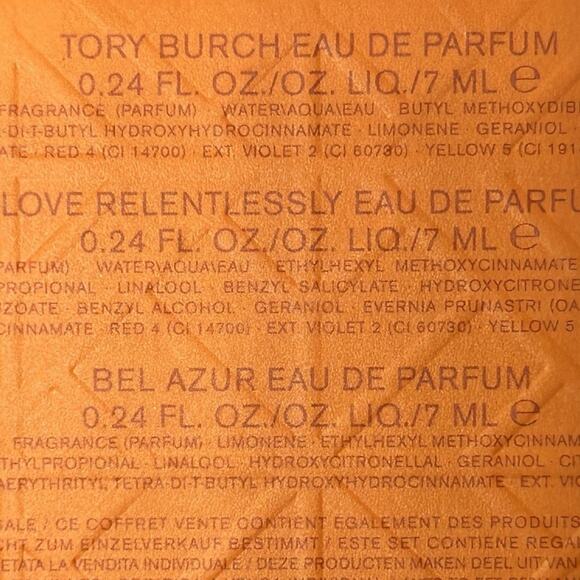 Tory Burch Deluxe Mini Coffret: Signature  NIB Set Of 3 - Picture 5 of 6